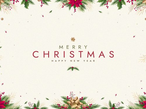 Flat Christmas Background