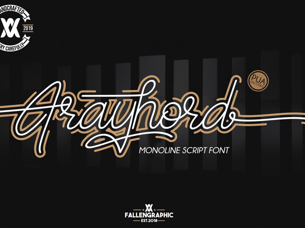 Frayhord Signature Font