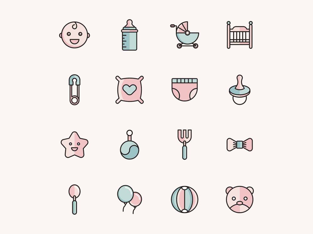 Free Baby Vector Icons