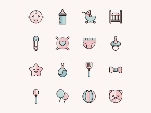 Free Baby Vector Icons