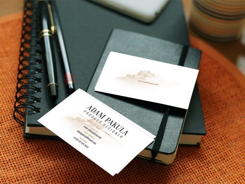 Free Business Card Mockup