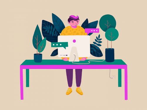 Free Chat Illustration