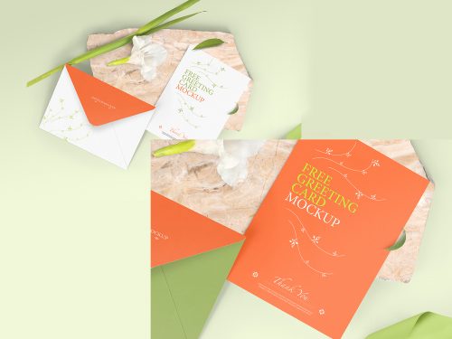 Free Greeting Card Mockup