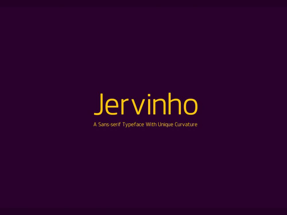 Free Jervinho Font