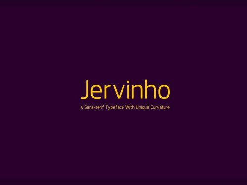 Free Jervinho Font