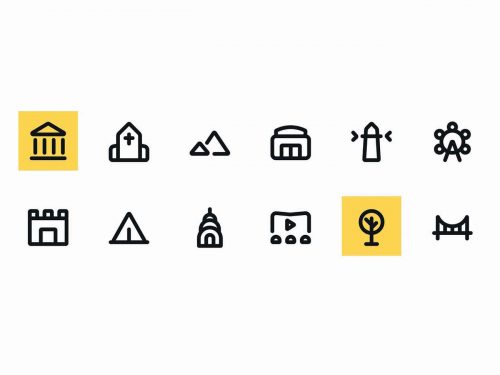 Free Places Vector Icon Pack