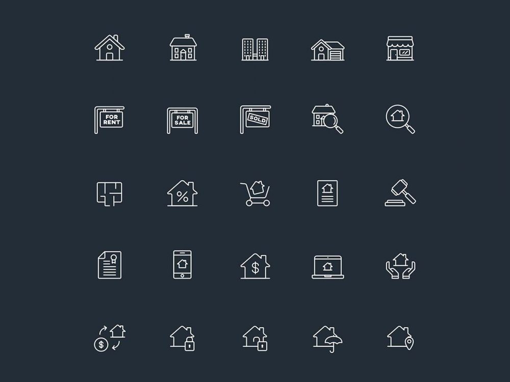 Free Real Estate Icons