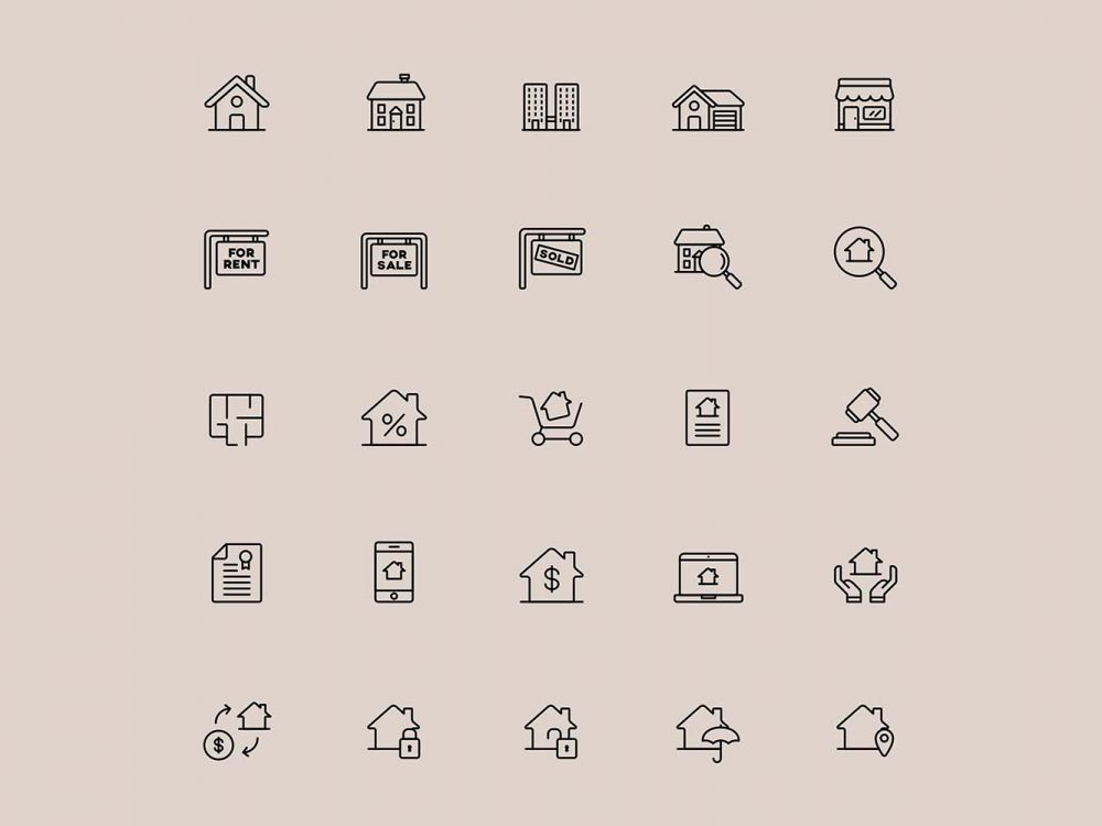 Free Real Estate Icons