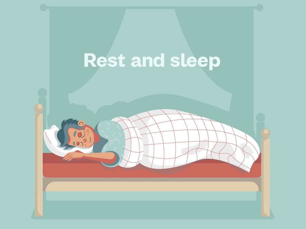 Free Rest and Sleep Illustration