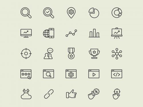 Free Search Engine Optimization Icons