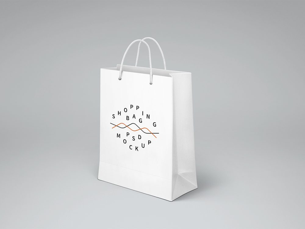 Free Shopping Bag Mockup