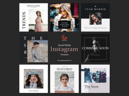 Free Social Media Instagram Templates