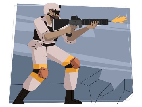 Free Solider Vector Illustration