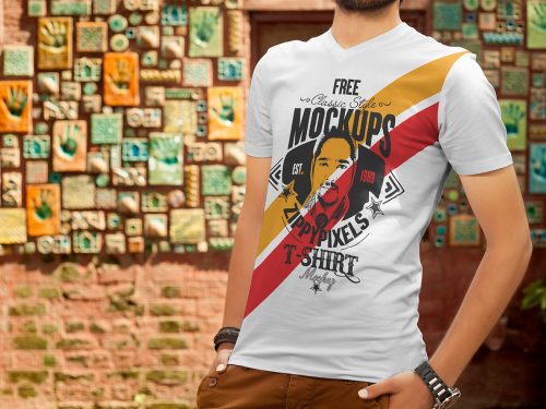 Free T-Shirt Design Mockup