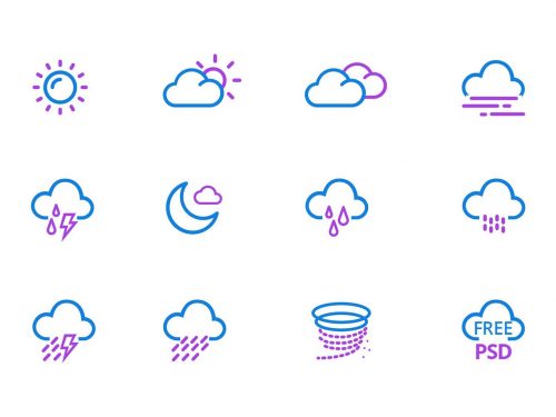 Free Weather App Icons