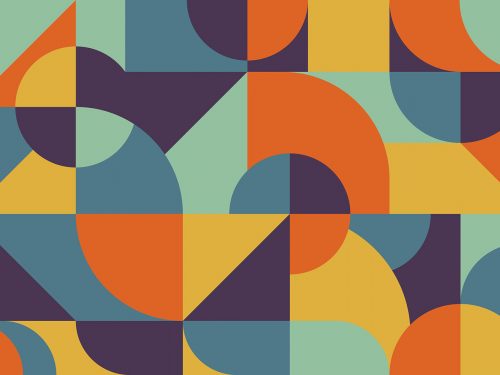 Geometric Mural Background