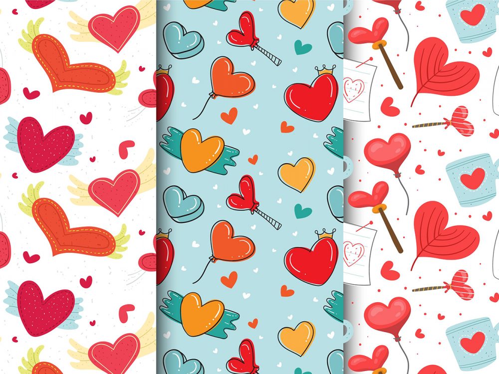 Hand Drawn Heart Pattern