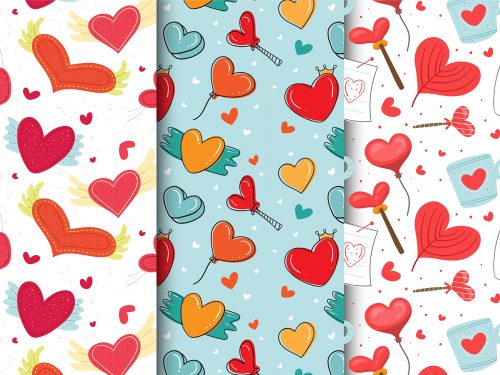 Hand Drawn Heart Pattern