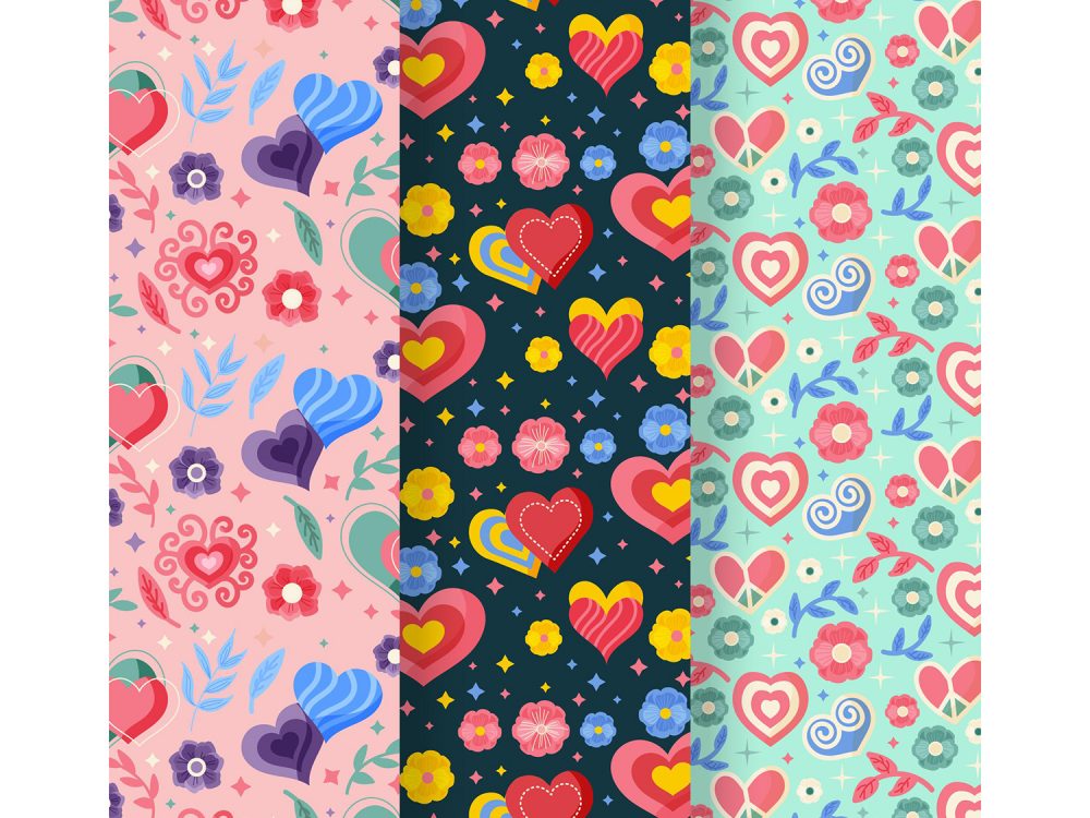 Hand Drawn Heart Pattern