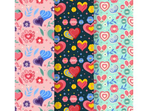 Hand Drawn Heart Pattern