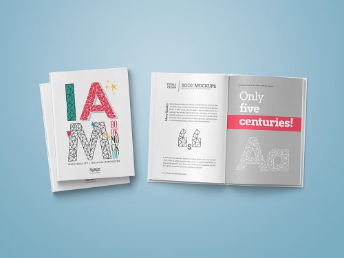 Hardcover Book Mockup Free