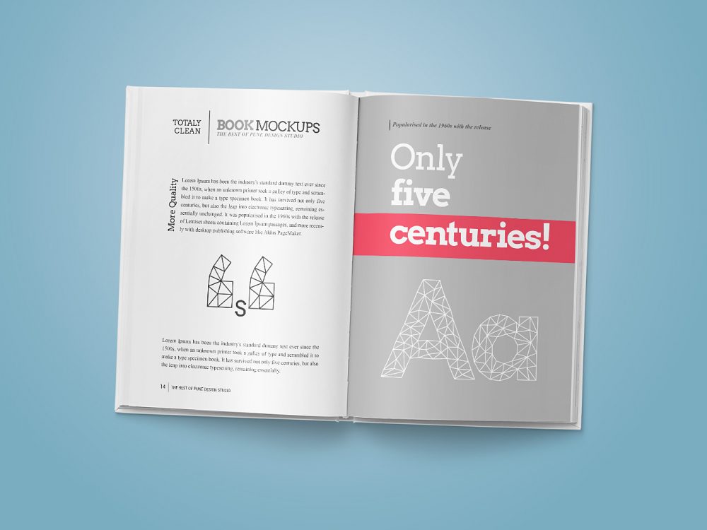 Hardcover Book Mockup Free