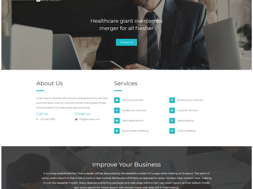Impressive Business WordPress Theme