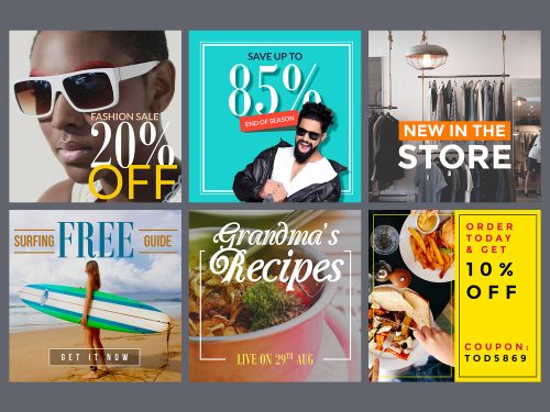 Instagram Promo Banner PSD Templates