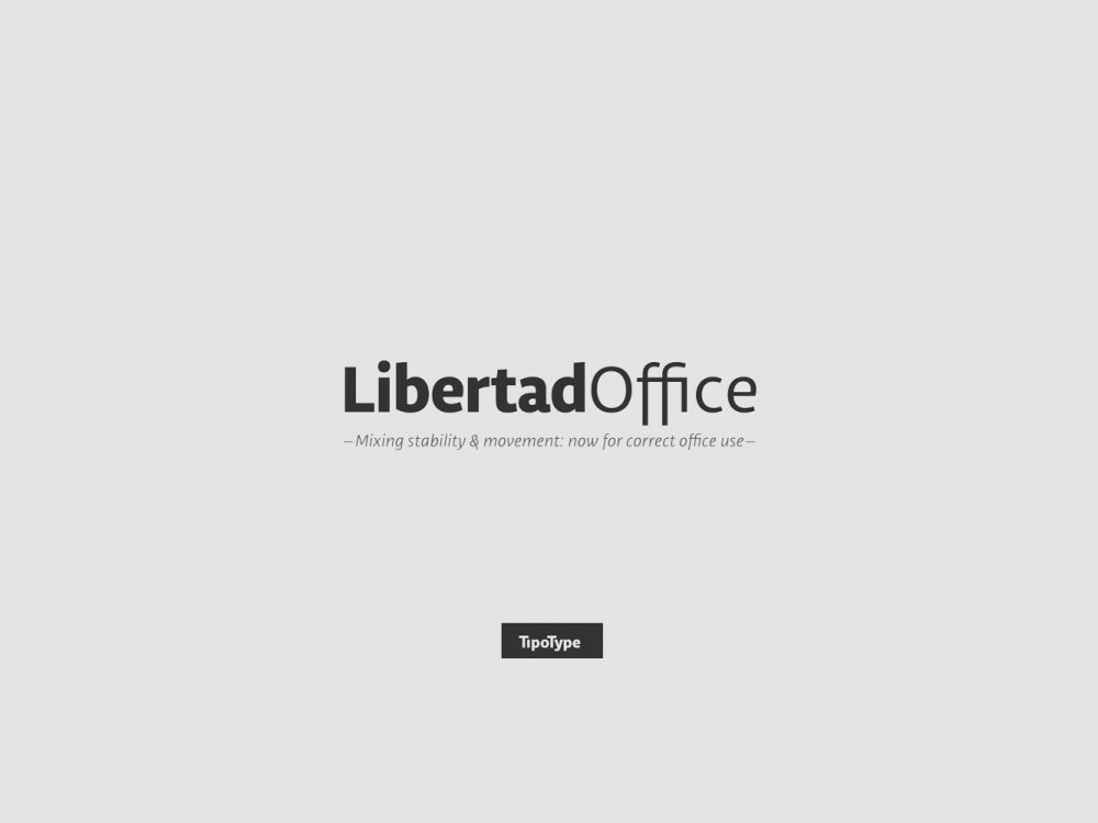 Libertad Office Free Font