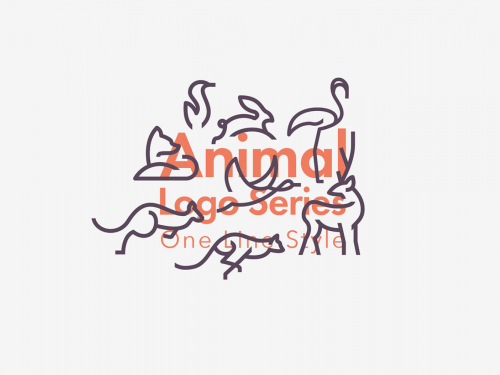 Line Animals Logo Bundle