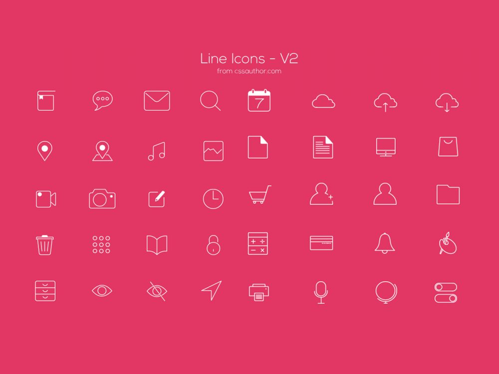 Line Icons Set