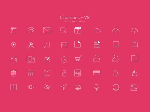 Line Icons Set