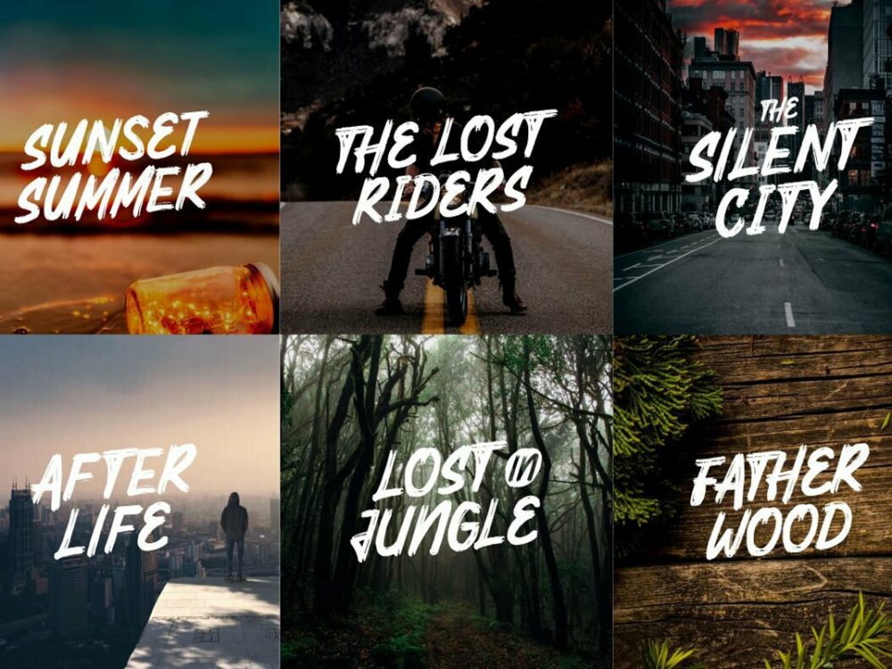 Mighty Brush Font Free Demo