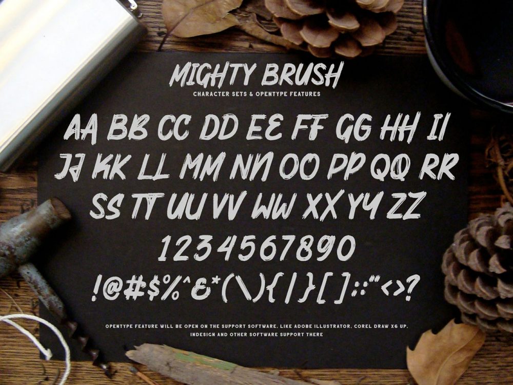 Mighty Brush Font Free Demo