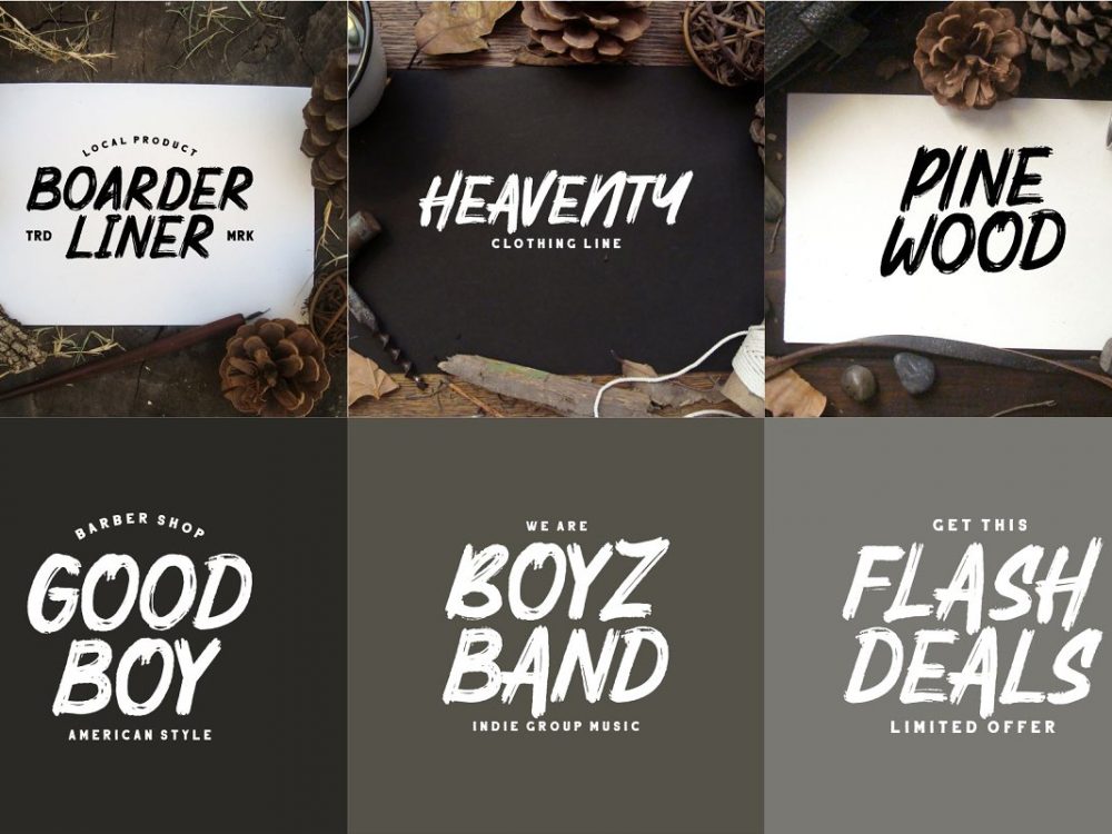 Mighty Brush Font Free Demo