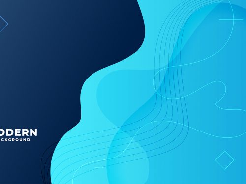 Modern Blue Fluid Gradient Background