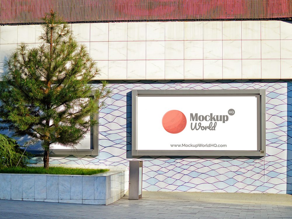 Outdoor Advertising Free Mockup
