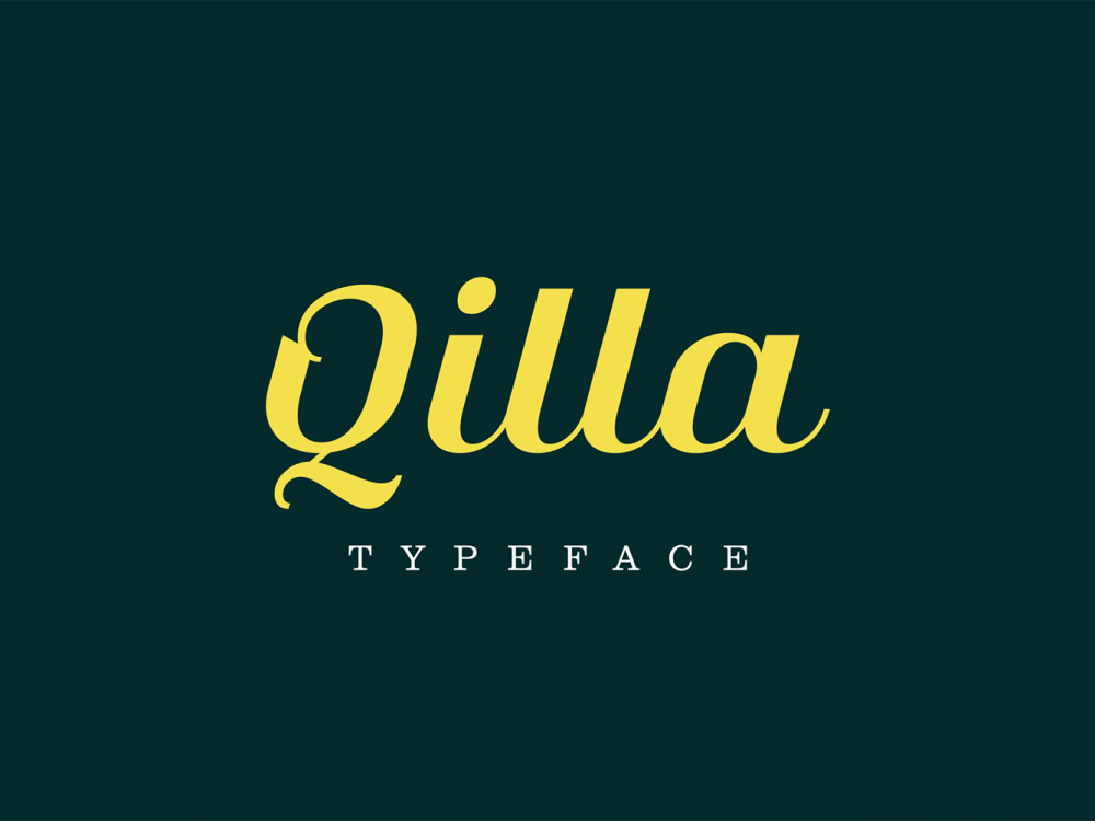 Qilla Serif Font Free Demo