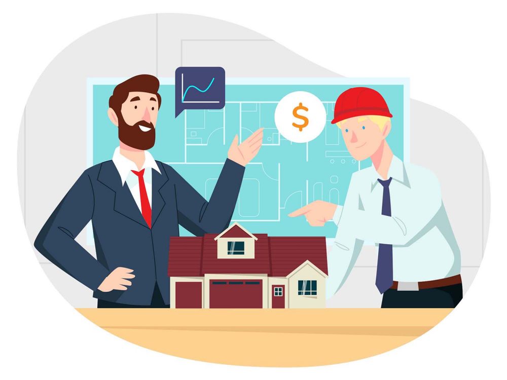 Real Estate Development Vector Illustration