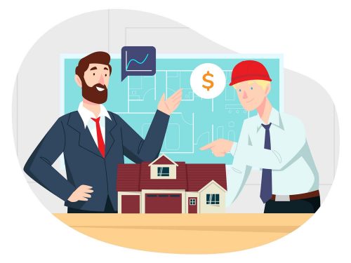 Real Estate Development Vector Illustration