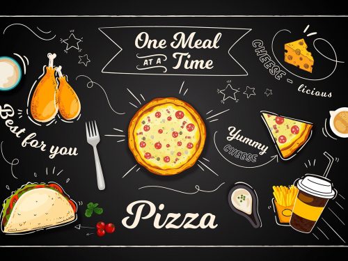 Restaurant Mural Background