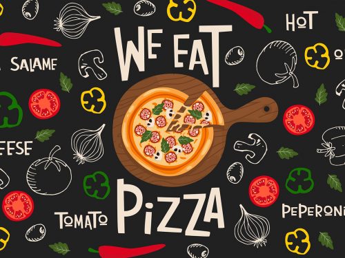 Restaurant Mural Background