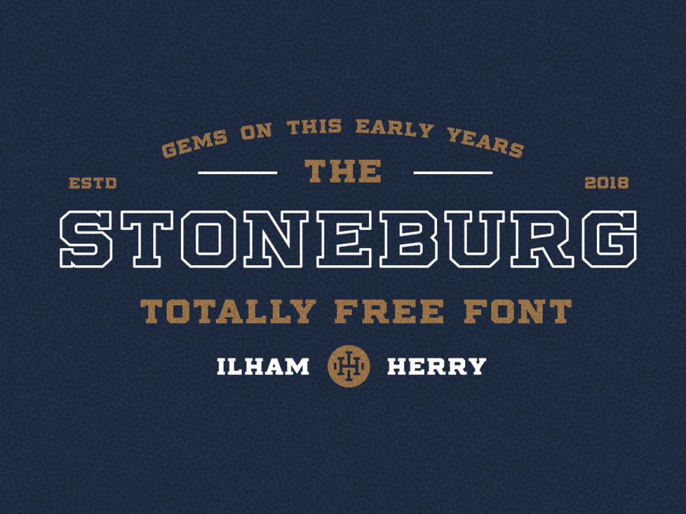Stoneburg Block Free Font