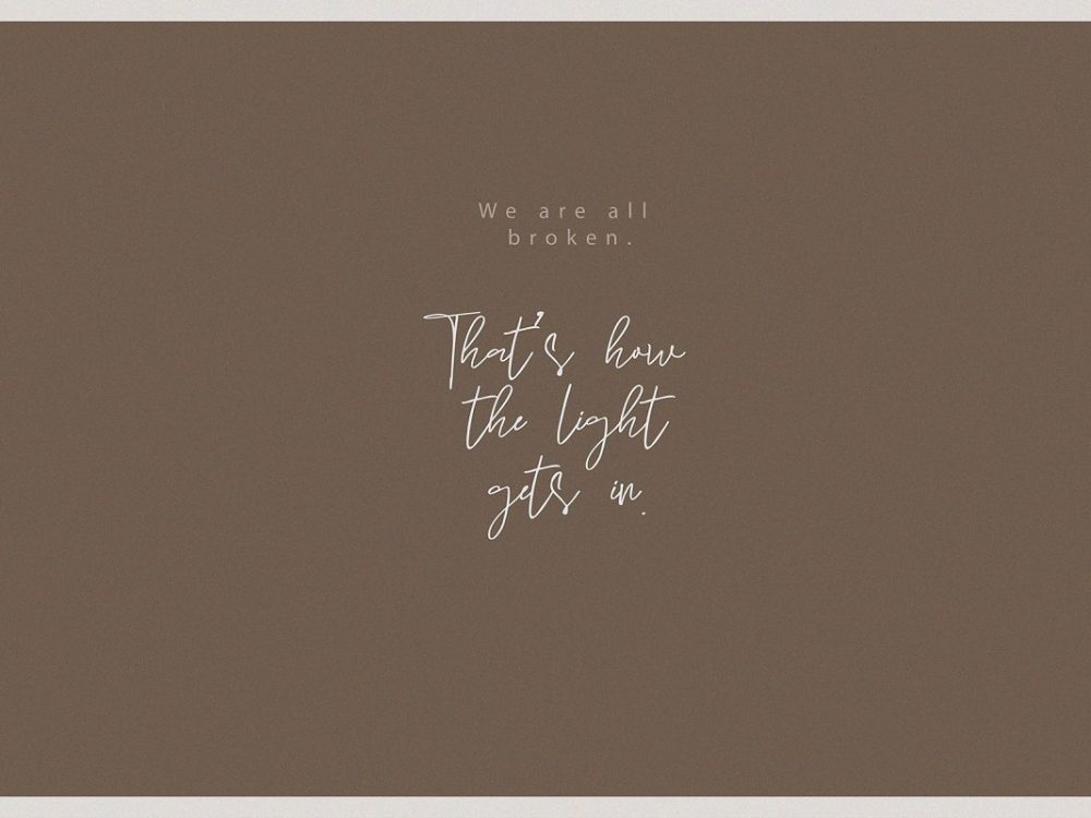 Sun Catcher Handwritten Script