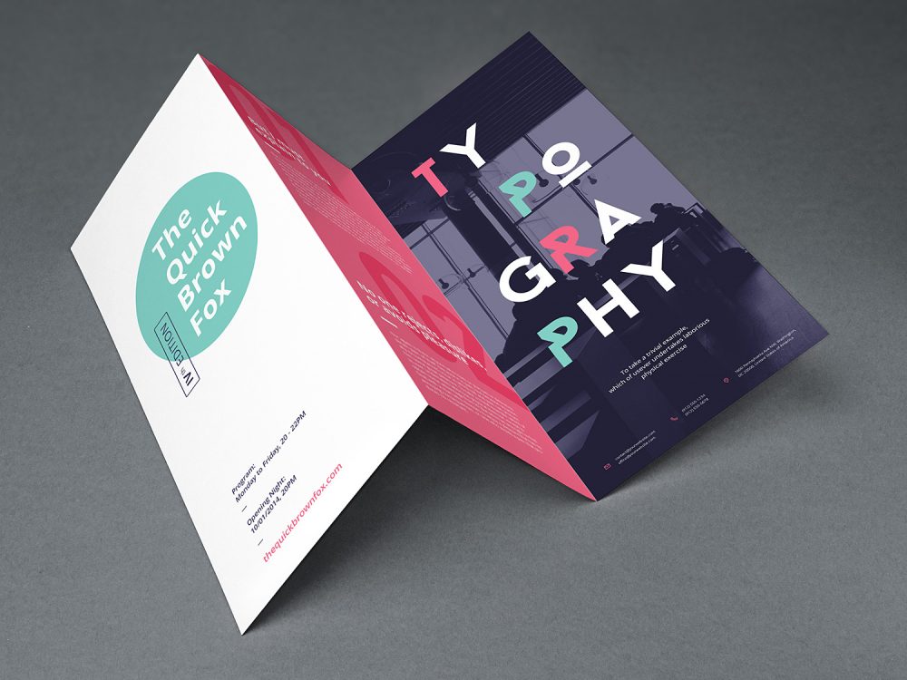 Trifold Brochure Mockup