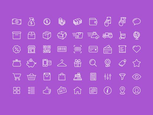 eCommerce Icons Set