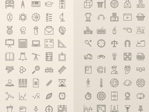 100 Free Education Icons