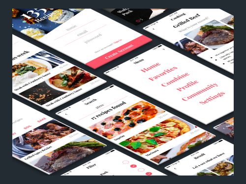 1357 Recipes App UI Kit