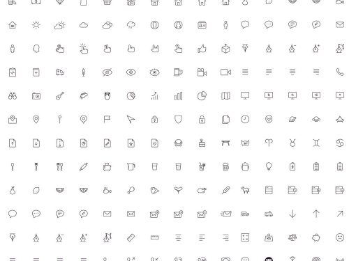 200 Free Outline Icons