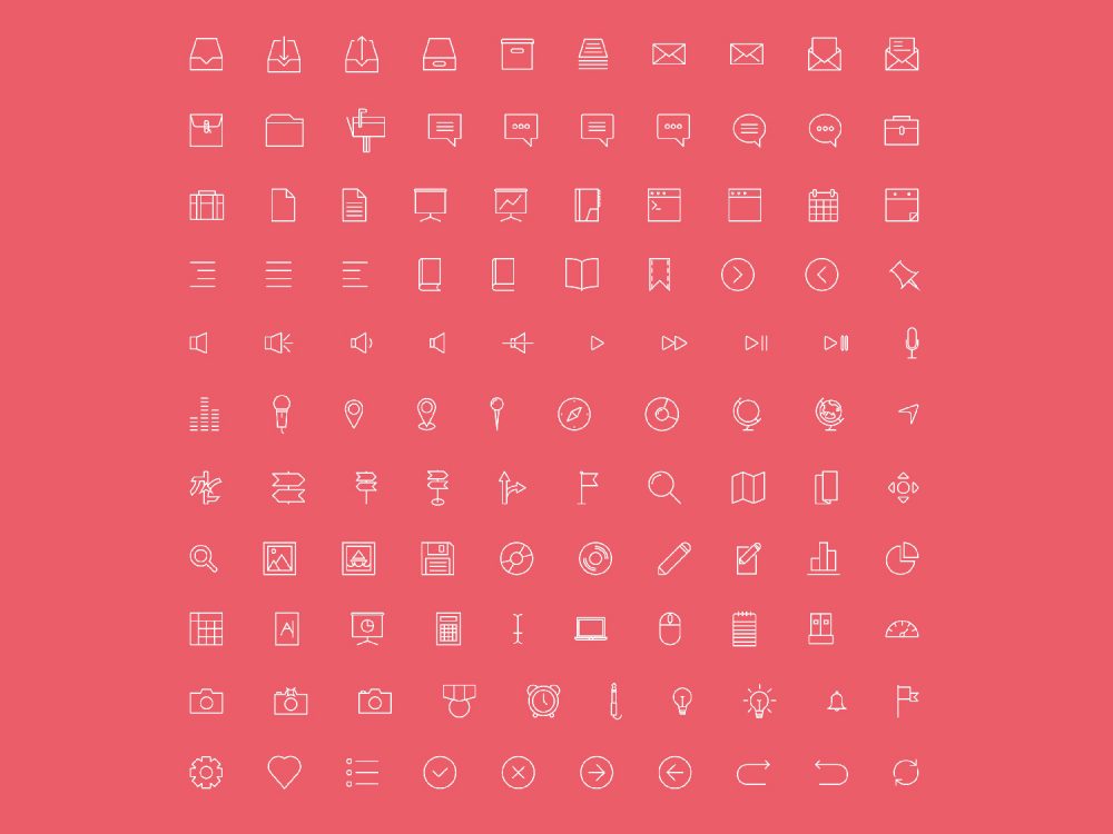 200+ Free Simple Line Icons